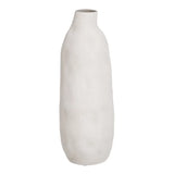 WHITE VASE CERAMICS 24 X 24 X 70 CM