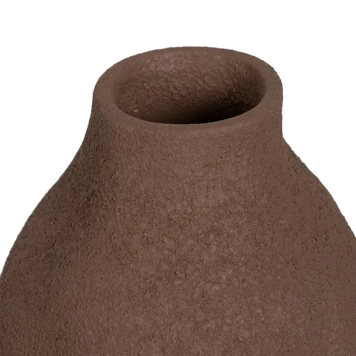 BROWN VASE CERAMICS 24 X 24 X 40 CM