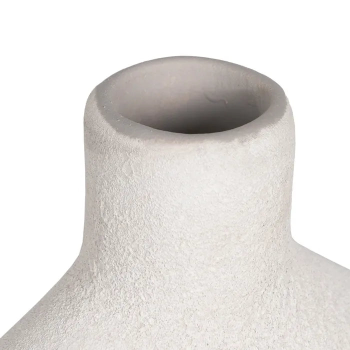 VASE OFF WHITE CERAMIC 24 X 8 X 56 CM