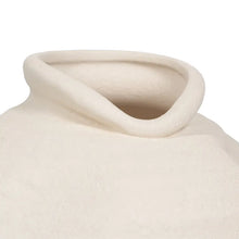 Load image into Gallery viewer, CREAM CERAMIC VASE 19 X 19 X 13 CM