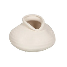 Load image into Gallery viewer, CREAM CERAMIC VASE 19 X 19 X 13 CM