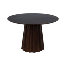 Load image into Gallery viewer, DINING TABLE BROWN MANGO WOOD ROOM 120 X 120 X 76 CM