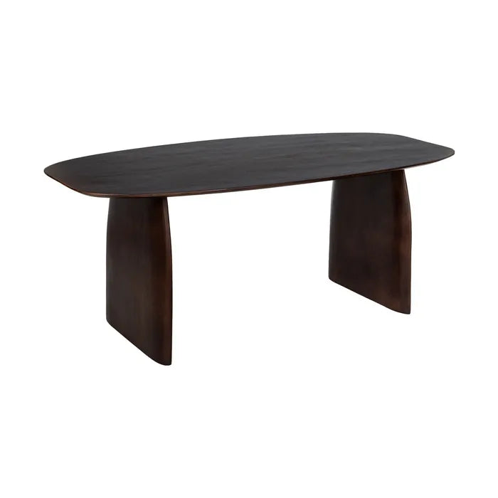 DINING TABLE BROWN MANGO WOOD ROOM 200 X 100 X 76 CM