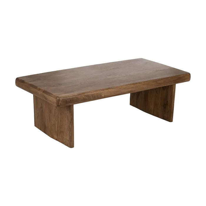 BROWN MANGO WOOD COFFEE TABLE  140 X 70 X 45 CM