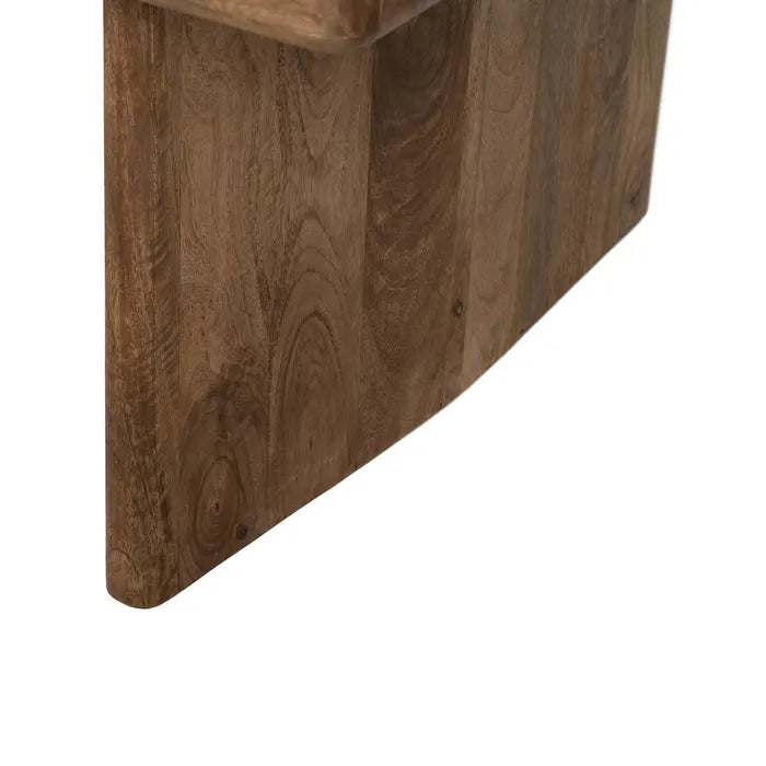 BROWN MANGO WOOD COFFEE TABLE  140 X 70 X 45 CM