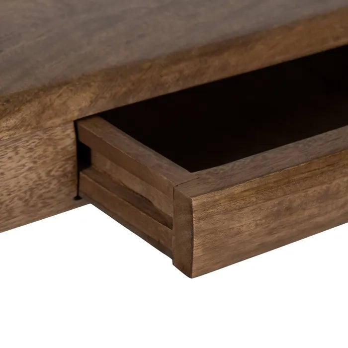 CONSOLE BROWN MANGO WOOD 120 X 35 X 76 CM