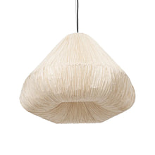 Carica l&#39;immagine nel visualizzatore di Gallery, CEILING LAMP BEIGE PAPER-METAL 49 X 49 X 40 CM