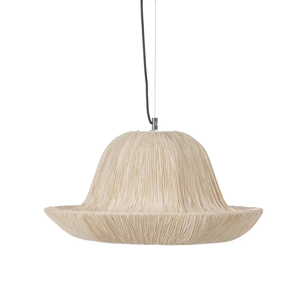 CEILING LAMP BEIGE PAPER-METAL 55,50 X 55,50 X 30 CM