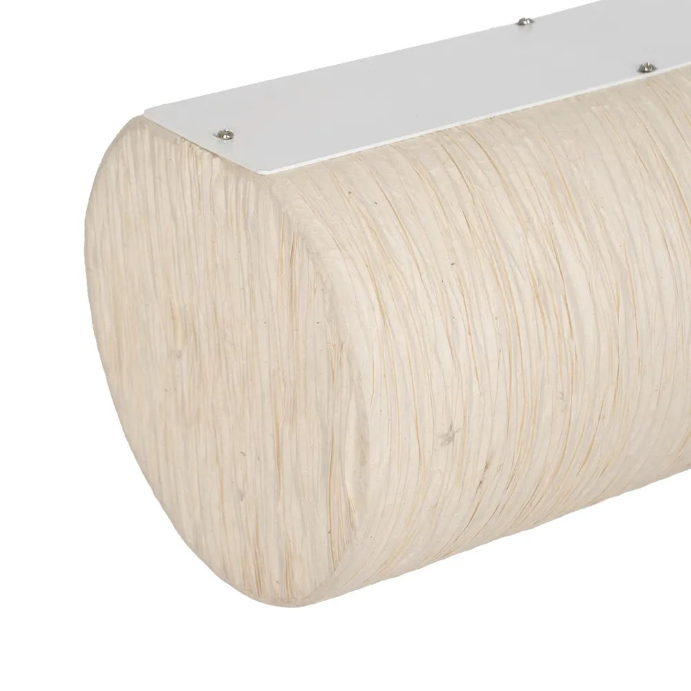 BEIGE PAPER-METAL CEILING LAMP 1.20 X 1.20 X 20 CM