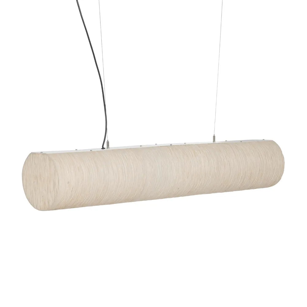 BEIGE PAPER-METAL CEILING LAMP 1.20 X 1.20 X 20 CM