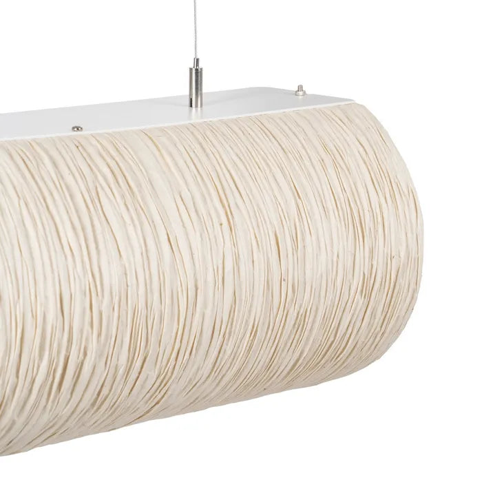 CEILING LAMP BEIGE PAPER-METAL 60 X 60 X 20 CM