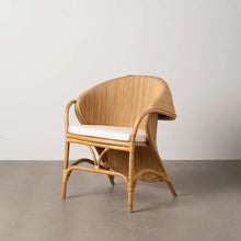 Load image into Gallery viewer, NATURAL RATTAN ARMCHAIR 65 X 63 X 78 CM