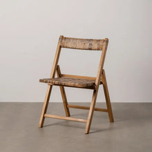 Load image into Gallery viewer, TEAK CHAIR FOLDING 51 X 60 X 80.50 CM