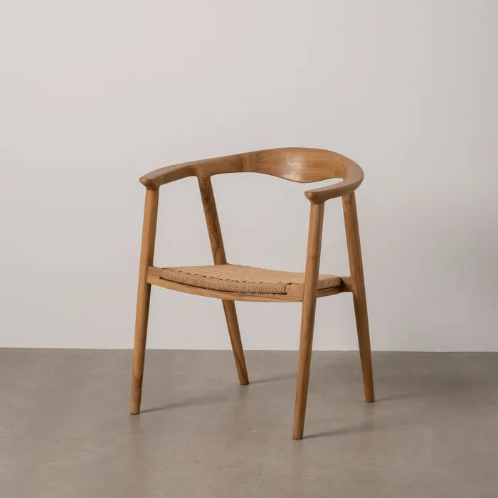 TEAK WOOD CHAIR 65 X 57 X 76 CM