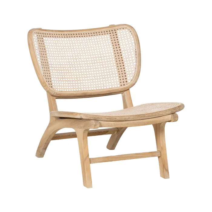 NATURAL RATTAN/WOOD CHAIR 84 X 58 X 74 CM