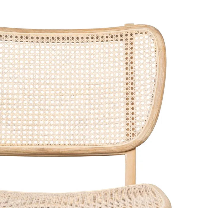 NATURAL RATTAN/WOOD CHAIR 84 X 58 X 74 CM