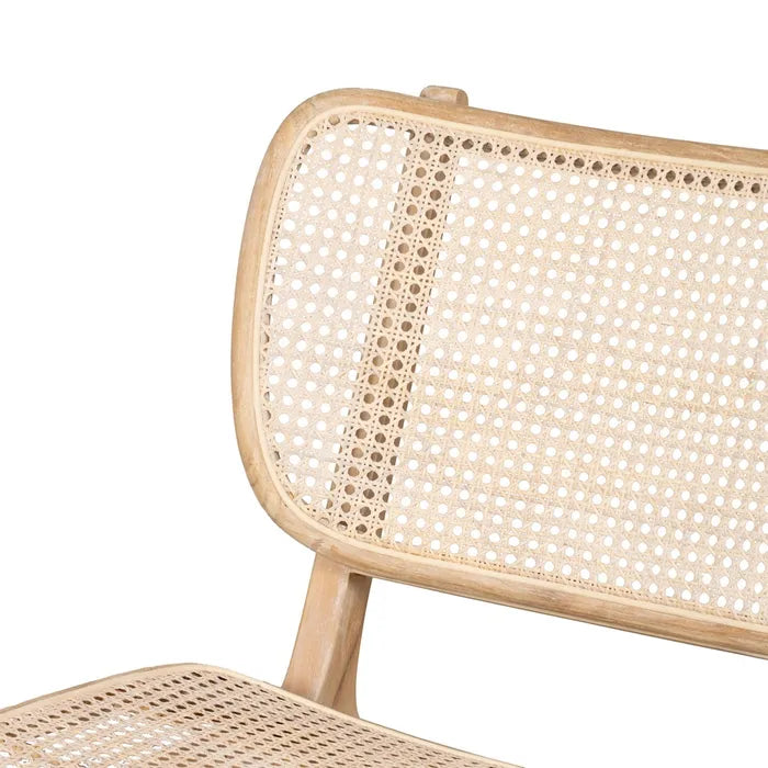 NATURAL RATTAN/WOOD CHAIR 84 X 58 X 74 CM