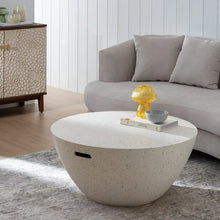 Load image into Gallery viewer, WHITE MAGNESIUM FIBER COFFEE TABLE 90 X 90 X 40 CM