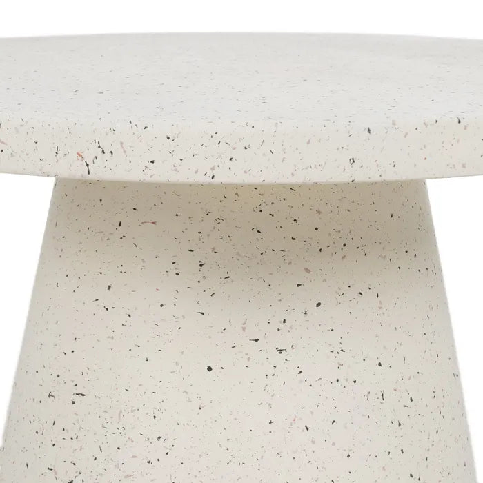 COFFE TABLE WHITE MAGNESIUM FIBER 80 X 80 X 38 CM