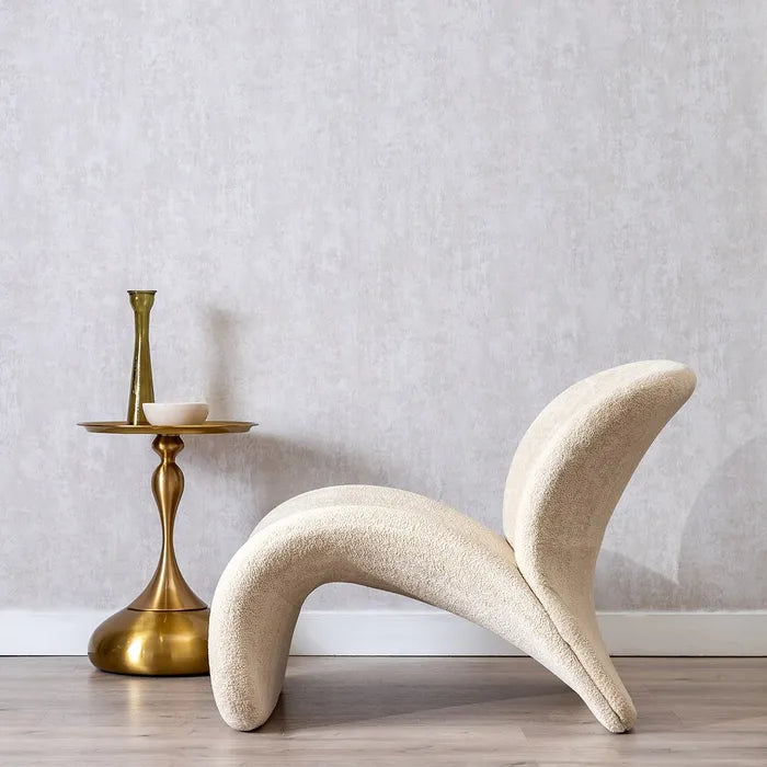 ARMCHAIR BEIGE FABRIC 78 X 90 X 8 CM