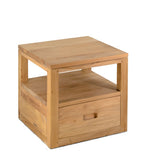 TEAK BED SIDE TABLE