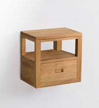 Load image into Gallery viewer, TEAK BED SIDE TABLE