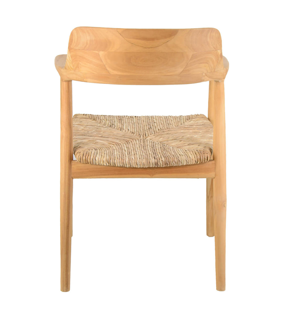 Teak armchair