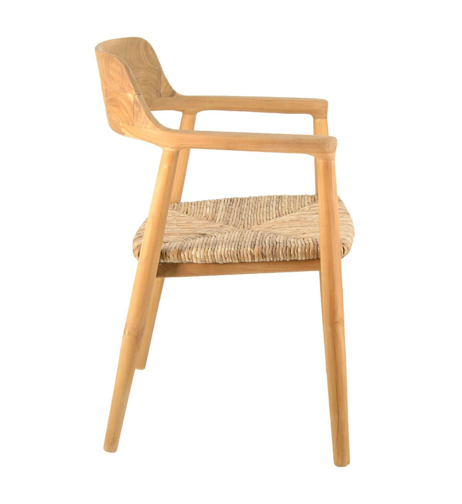 Teak armchair