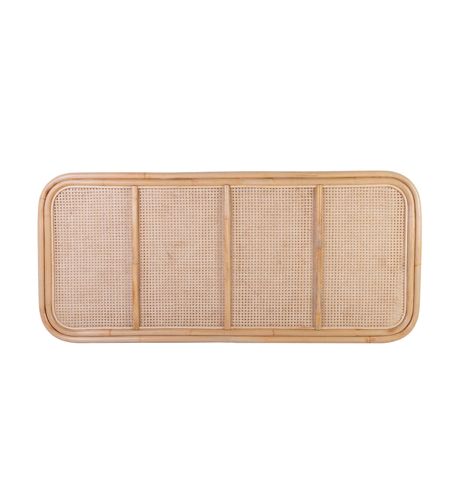 RECTANGULAR RATTAN HEADBOARD