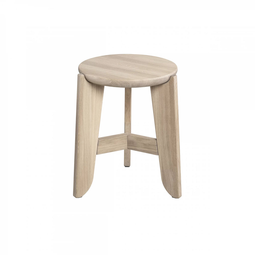 Stool -ELI- color wood, height 45 cm