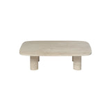 Coffee table -VOLOS- Color Travertine Size L Rectangular