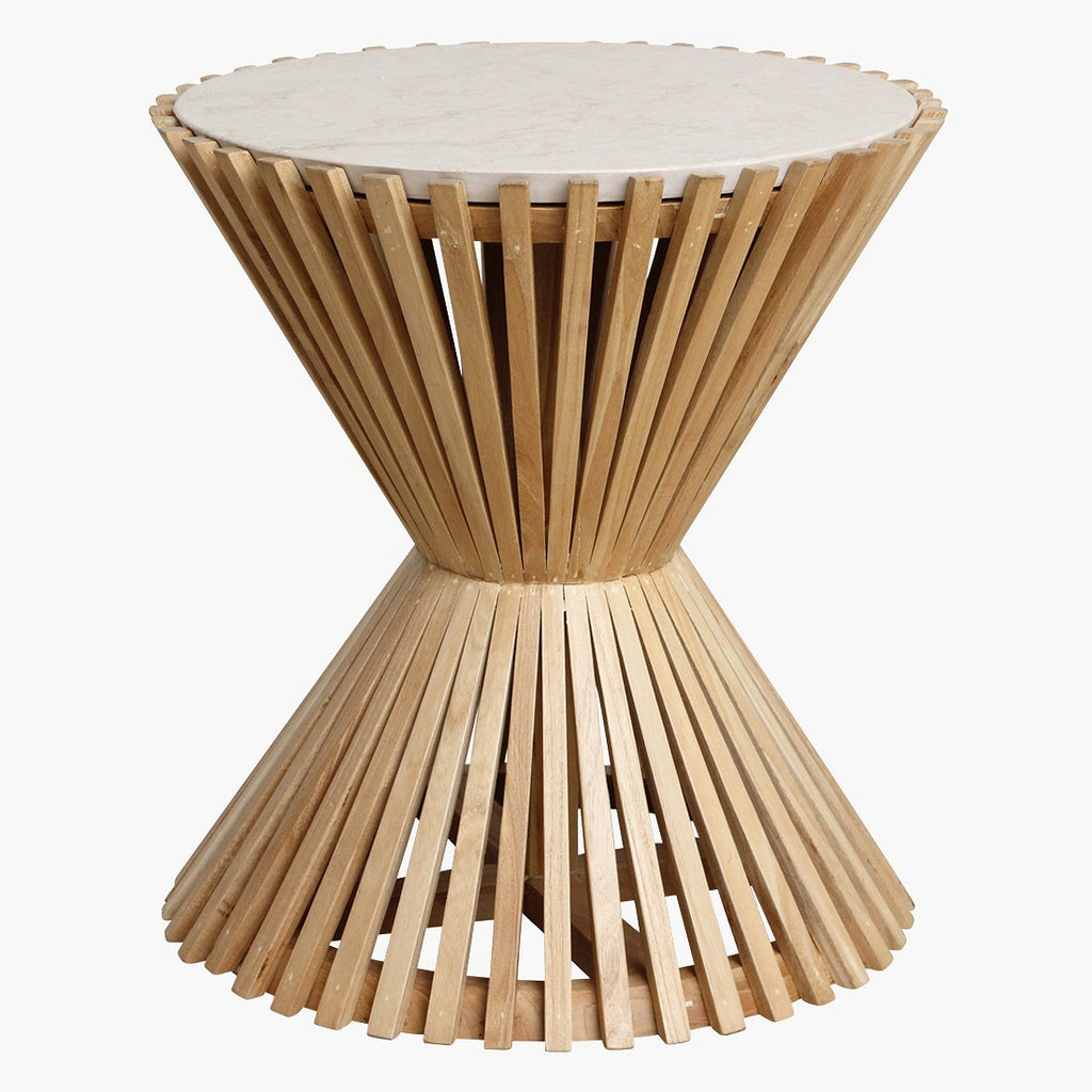 Infinity side table Hourglass