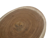 Load image into Gallery viewer, Round Coffee Table-ø80x18-Natural/Black-Munggur/Metal