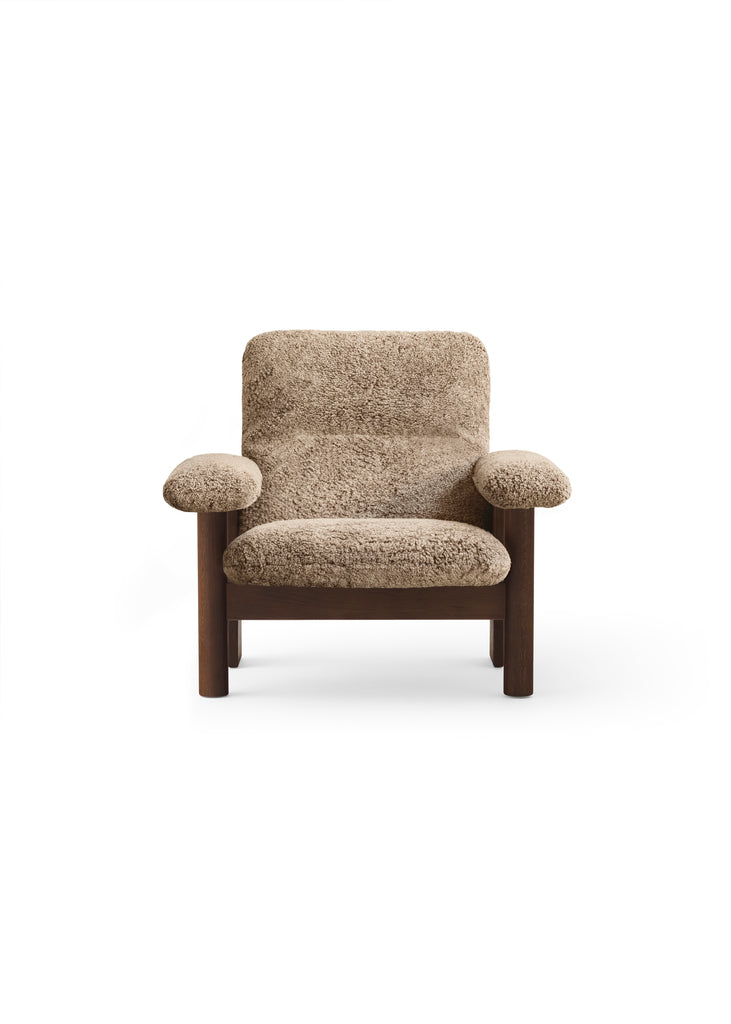 BRASILIA LOUNGE CHAIR, SHEEPSKIN |Made-to-order