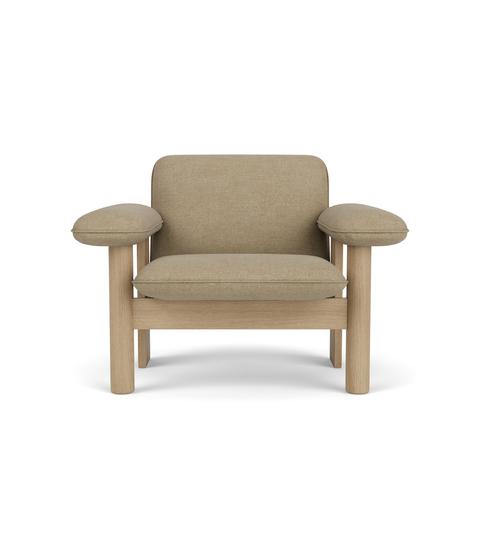 Brasilia Lounge Chair, Low Back, Textile|Made-to-order