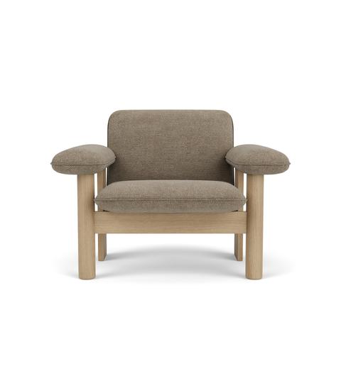 Brasilia Lounge Chair, Low Back, Textile|Made-to-order