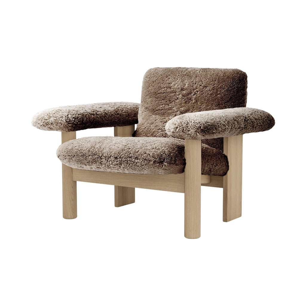 Brasilia Lounge Chair, Low Back, Sheepskin