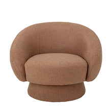 Load image into Gallery viewer, Ted Lounge Chair, Brown, Polyester