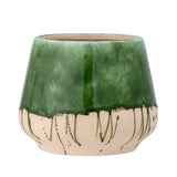 Moez Flowerpot, Green, Stoneware