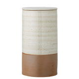 Okan Jar w/Lid, Brown, Stoneware