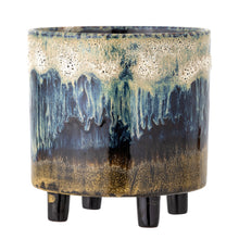 Load image into Gallery viewer, Imoa Flowerpot, Blue, Stoneware