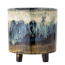 Load image into Gallery viewer, Imoa Flowerpot, Blue, Stoneware