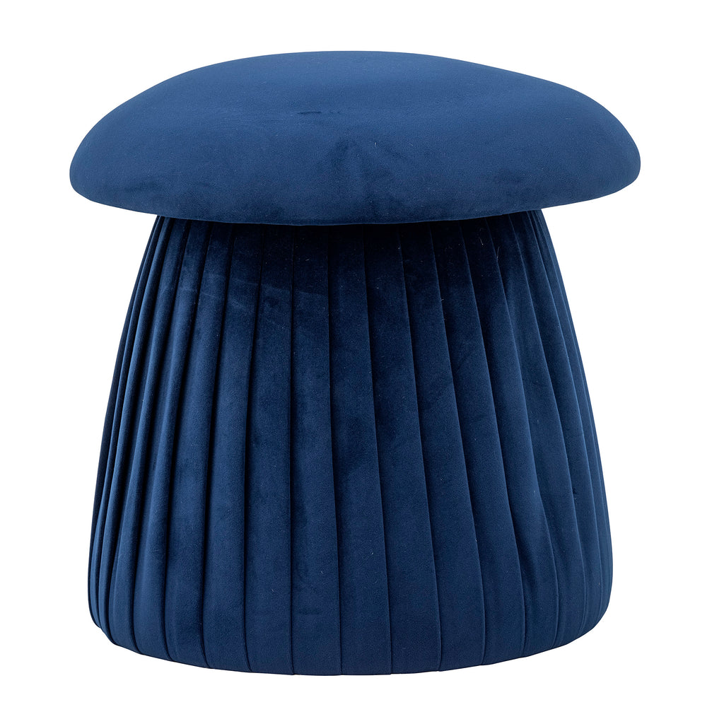 Pouf, Blue, Recycled Polyester