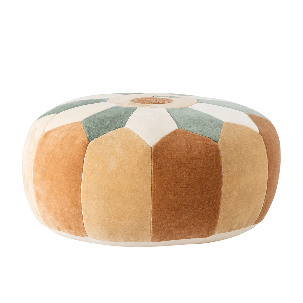 Agnes Pouf, Brown, Cotton