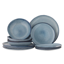 Load image into Gallery viewer, Sandrine Dinnerware Set, Blue, Stoneware