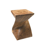 Square Side Table-30x30x43-Natural-Munggur