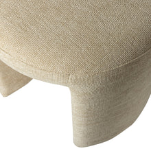 Load image into Gallery viewer, Charlie upholstered stool natural