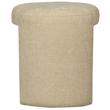 Load image into Gallery viewer, Charlie upholstered stool natural