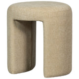 Charlie upholstered stool natural