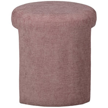 Load image into Gallery viewer, Charlie upholstered stool blush